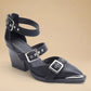 Women's Fashion Pointed Toe Zipper Heels - Greatonushoes