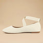 Women's Elegant Simple Round Toe Cross-strap Flats - Greatonushoes