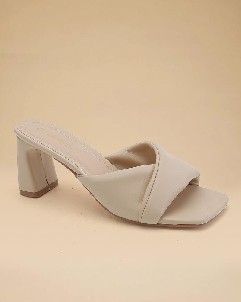 Women's Casual Simple Chunky Heel Sandals - Greatonushoes