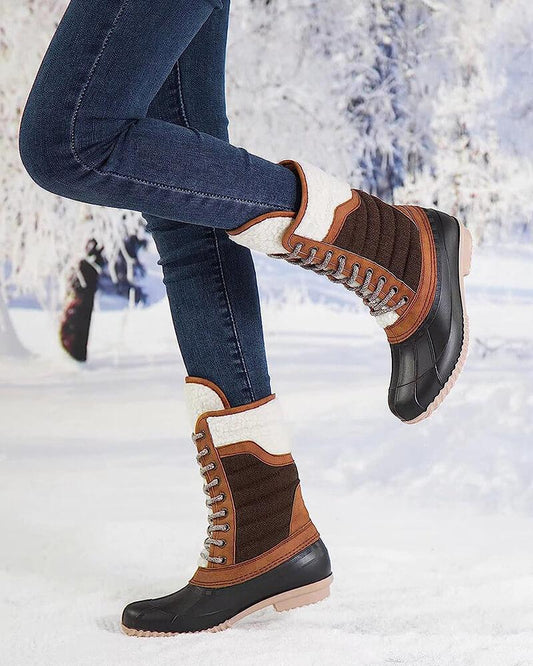 Women's Casual Daily Thickened Cotton Snow Boots - Greatonushoes