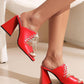 Women's Fashion Open Toe Lace-up Hight Heels - Greatonushoes