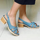 Women's Casual Daily Adjusting Buckle Chunky Heel Sandals - Greatonushoes