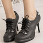 Women's Fashion Web celebrity style Rivet Heels - Greatonushoes