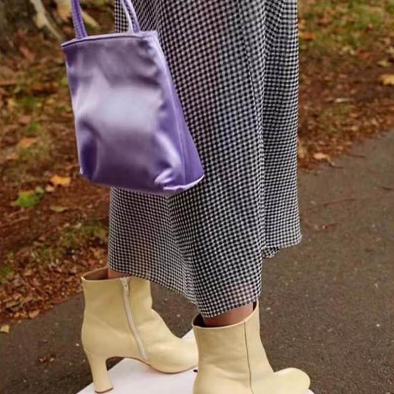Women's Simple Fashion Retro Satin Handbag - Greatonushoes