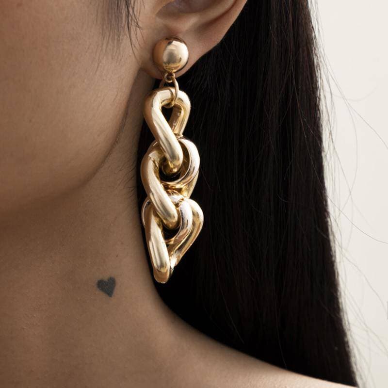 Women's Hip-hop Style Irregular Earrings - Greatonushoes