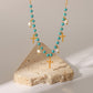 Women's Cross Pearl Tassel Necklace - Greatonushoes