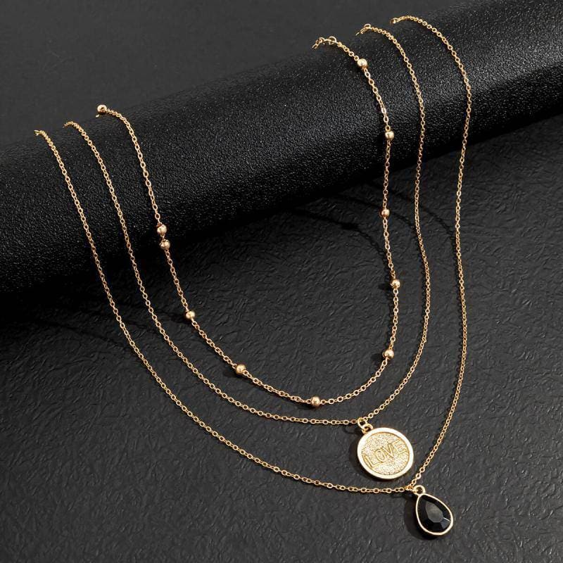 Women's Fashion Water Drop Pendant Necklaces - Greatonushoes
