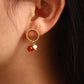 Women's Onyx Freshwater Pearl Earrings - Greatonushoes