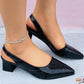 Women's Elegant Daily Chunky Heel Sandals - Greatonushoes