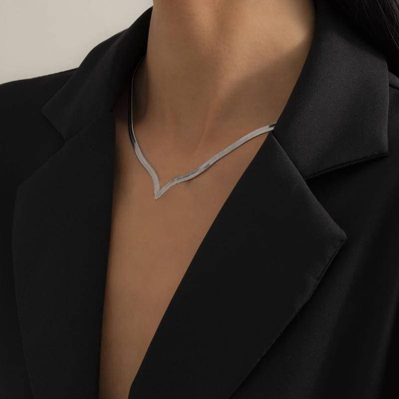 Women's Simple V-shaped Necklaces - Greatonushoes