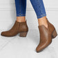 Women's Retro Casual Zipper Ankle Boots - Greatonushoes