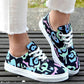 Women's Fashion Casual Daily Print Lace-up Flat Sneakers - Greatonushoes