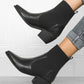 Women's Simple Casual Split Joint Slip On Boots - Greatonushoes
