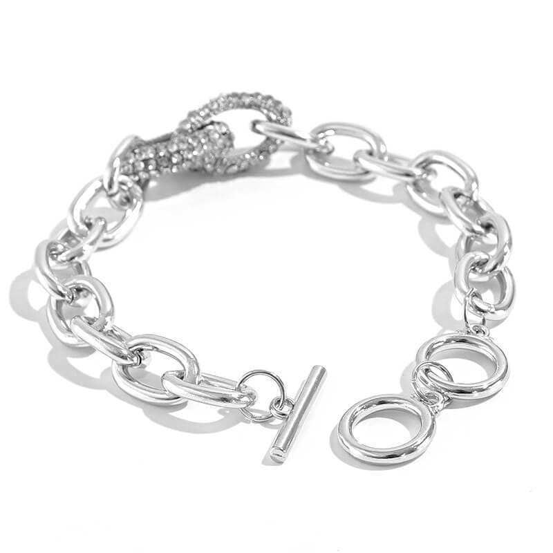Women's Rhinestone Chain Bracelets - Greatonushoes