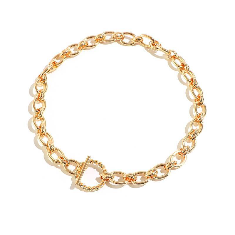 Women's Circle Chain Necklaces - Greatonushoes