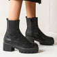 Women's Fashion Daily Platform Heel Zipper Boots - Greatonushoes