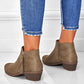 Women's Casual Daily Zipper Tassel Ankle Boots - Greatonushoes