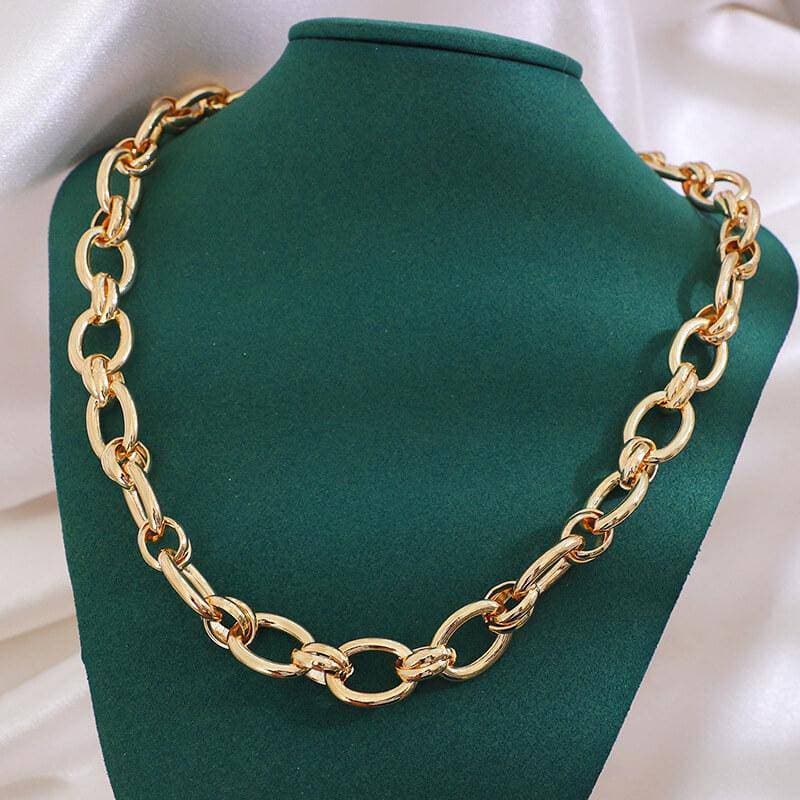 Women's Circle Chain Necklaces - Greatonushoes