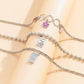 Women's Vintage Dollar Colorful Flower Pendant Necklaces - Greatonushoes