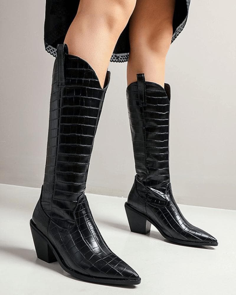 Women's Fashion Daily Chunky Heel Boots - Greatonushoes