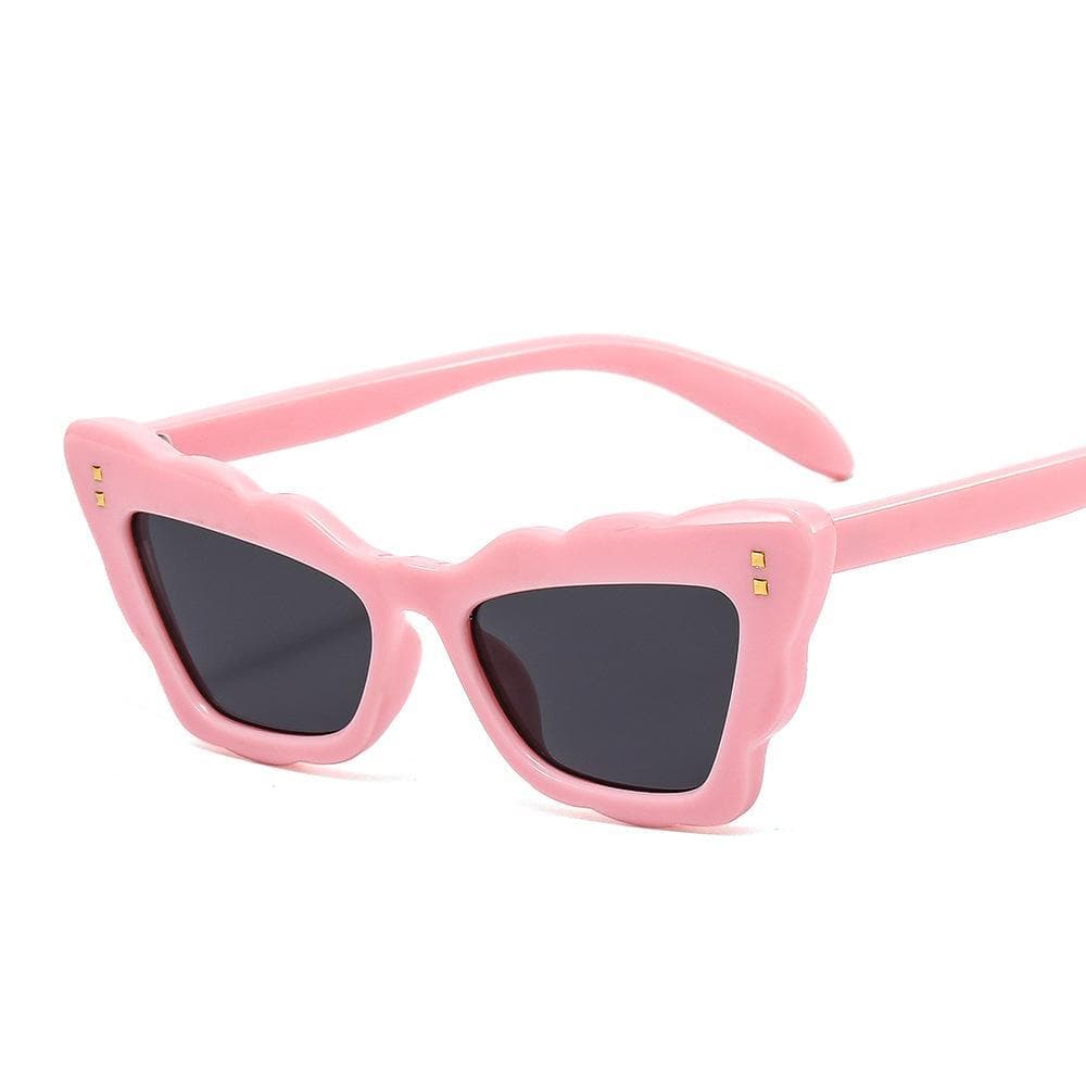 Women's Cat Eye Lace Colored Glasses - Greatonushoes