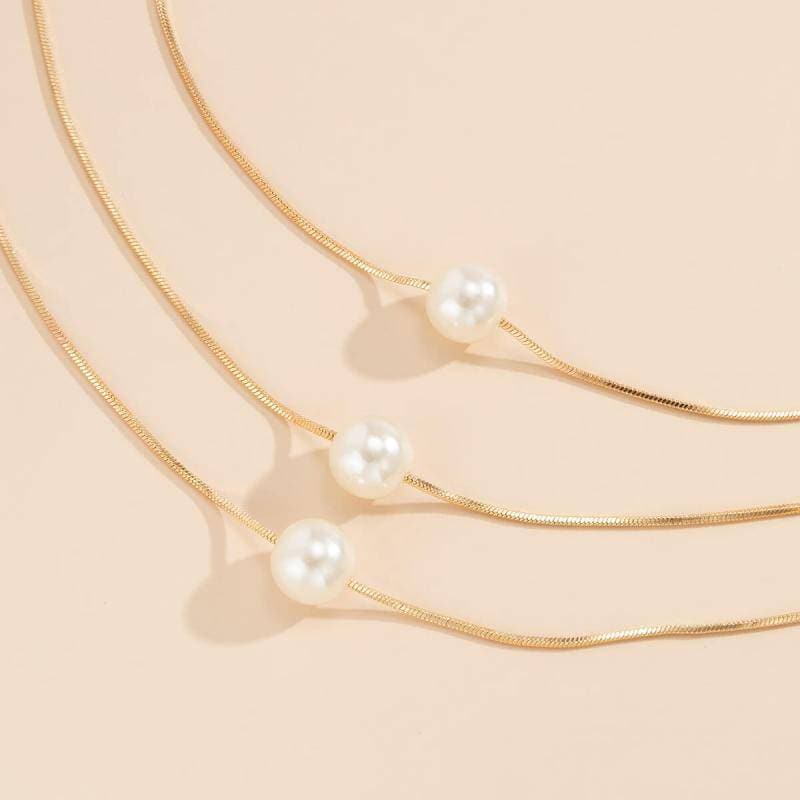 Women's Faux Pearl Pendant Necklaces - Greatonushoes