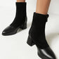 Women's Fashion Split Joint Zipper Boots - Greatonushoes