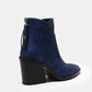 Women's Casual Simple Tassel Zipper Chunky Heel Ankle Boots - Greatonushoes