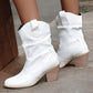 Women's Casual Daily Simple Slip On Boots - Greatonushoes