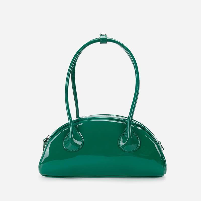 Women's Vintage Patent Leather Bags - Greatonushoes