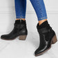 Women's Casual Daily Simple Split Joint Zipper Boots - Greatonushoes