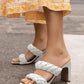 Women's Elegant Braided Strap Heels - Greatonushoes