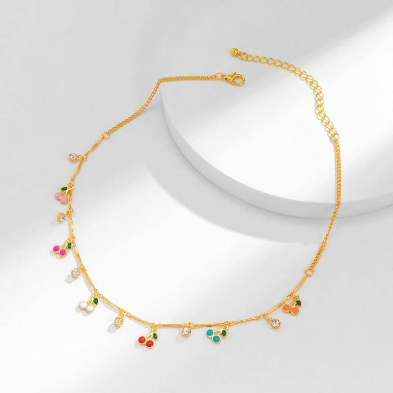 Women's Simple Fruit Pendant Necklaces - Greatonushoes