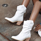 Women's Casual Daily Simple Slip On Boots - Greatonushoes