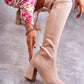 Women's Elegant Simple Zipper Chunky Heel Boots - Greatonushoes