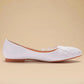 Women's Elegant Daily Lace Slip On Flats - Greatonushoes