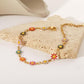 Women's Colorful Daisy Chain Necklace Bracelet - Greatonushoes