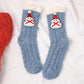 Women's Christmas Home Coral Fleece Socks - Greatonushoes