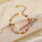 Women's Colorful Daisy Chain Necklace Bracelet - Greatonushoes